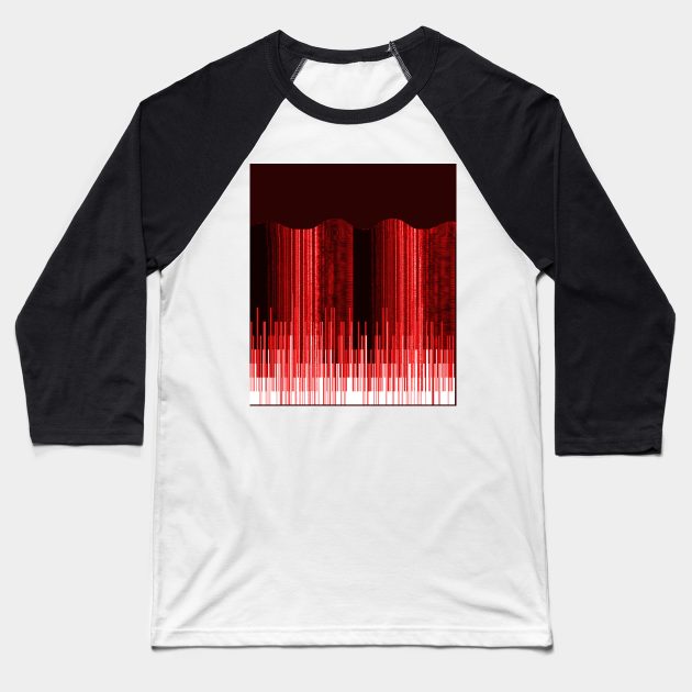 expressionism waves Baseball T-Shirt by joshsmith